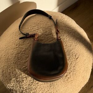 Han Wen New York Mini Leather Shoulder Bag — Brown — Gently Worn!